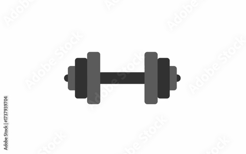A gray and black adjustable dumbbell with multiple weight plates, isolated against a plain white background.