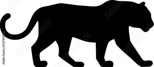 Creative design of panther figure