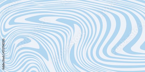 Abstract background seamless pattern with colorful waves. Trendy vector illustration in retro psychedelic style