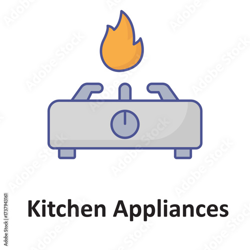 Household Appliances Vector icon which can easily modify or edit
