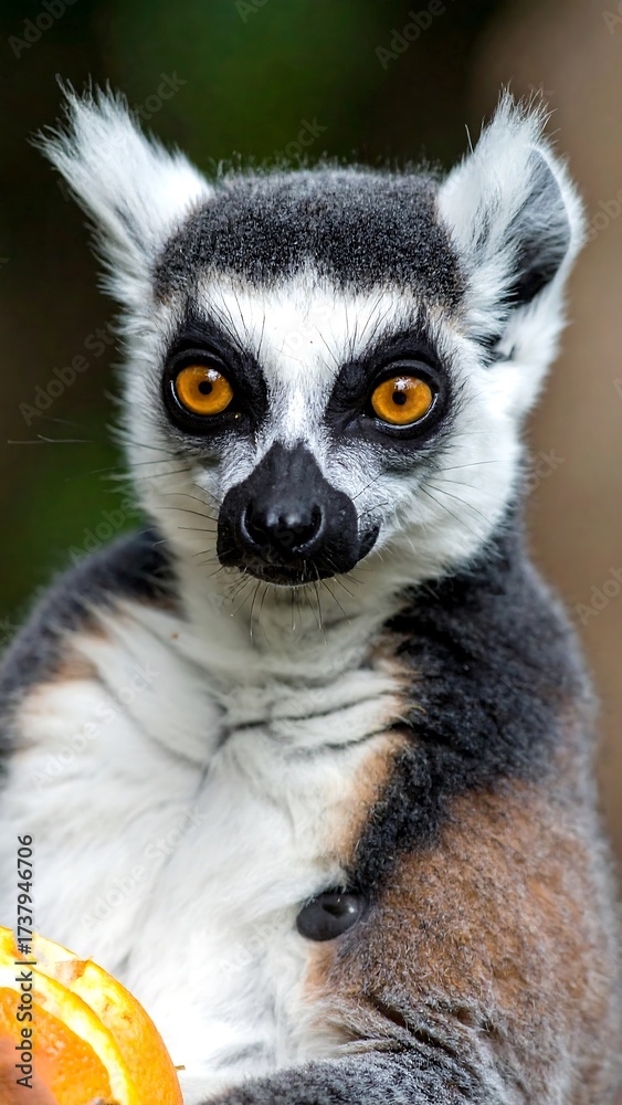 Naklejka premium Close-up of lemur