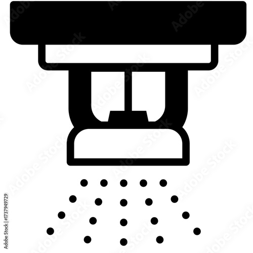 sprinkler line icon