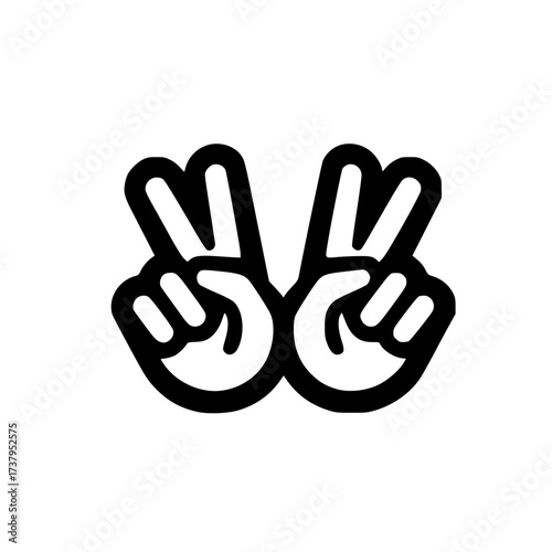 Two hands holding peace icon showing hope compassion and international solidarity concept