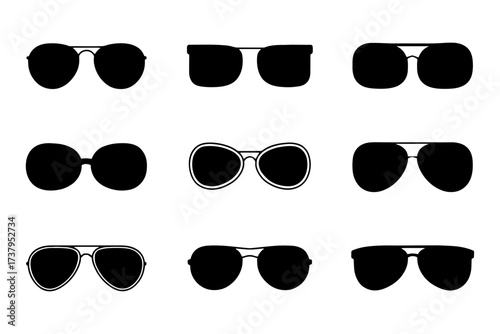 silhouette of  sunglasses glasses eyewear accessory summer sun protection