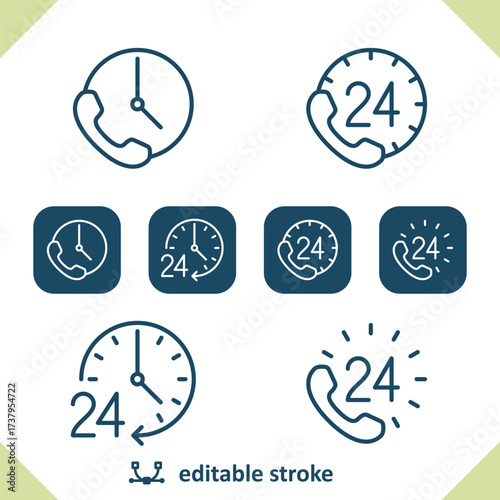 Around The Clock Icons