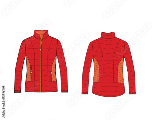 outdoor women two layer wind breaker inner