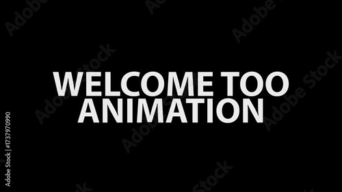 Text animation for purposes in everyday life