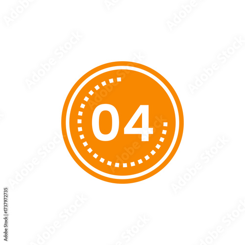 Number icon vector illustration. Infographic number icon vector. number icon vector