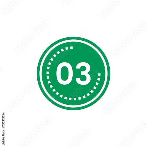 Number icon vector illustration. Infographic number icon vector. number icon vector