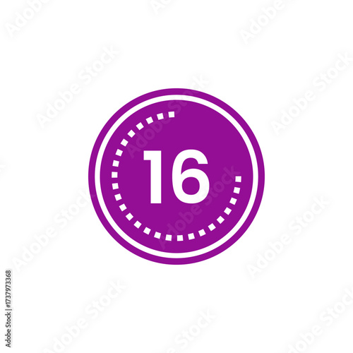 Number icon vector illustration. Infographic number icon vector. number icon vector
