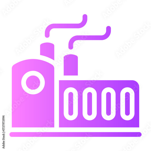 factory gradient icon
