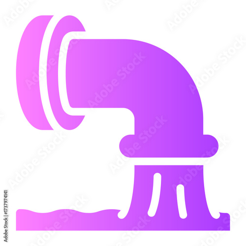 pollution gradient icon