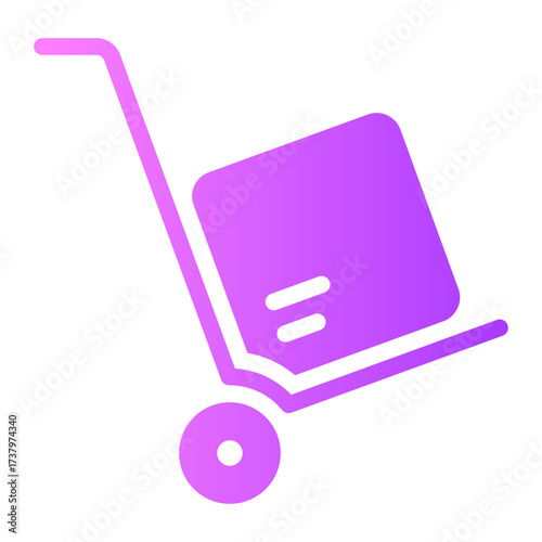 trolley gradient icon