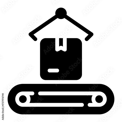 conveyor glyph icon