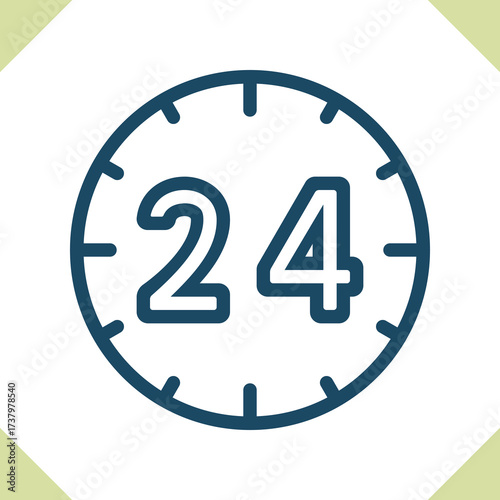 Around The Clock Icon