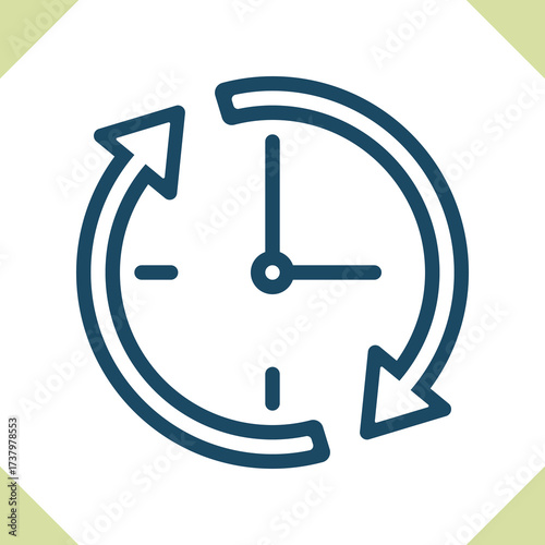 Around The Clock Icon