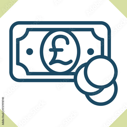 Currency - Pound Icon