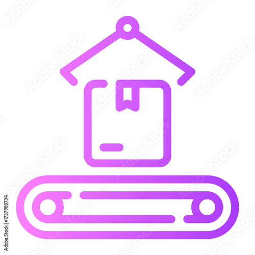 conveyor gradient icon