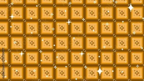 Pixel art tile particle icon Looping animated background. 1080P (8)