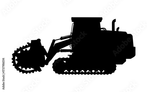 Trencher Silhouette Vector Illustration