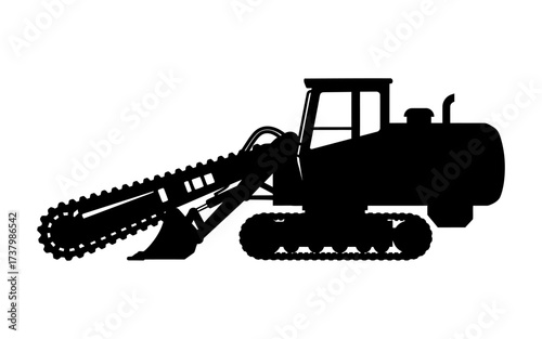Trencher Silhouette Vector Illustration