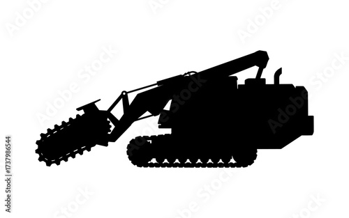 Trencher Silhouette Vector Illustration