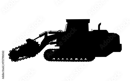 Trencher Silhouette Vector Illustration