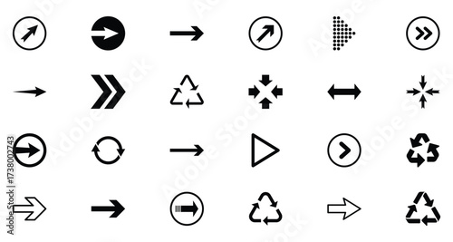 Arrow icon to the left and right side. Long straight line arrow icon. Graphic illustration for direction symbols. Two side long arrow isolated on white background.