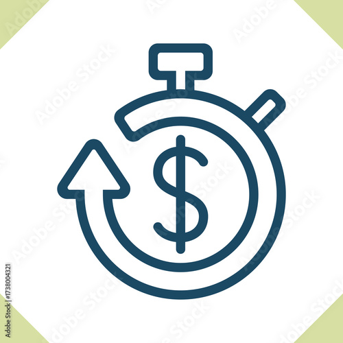Time Is Money Icon