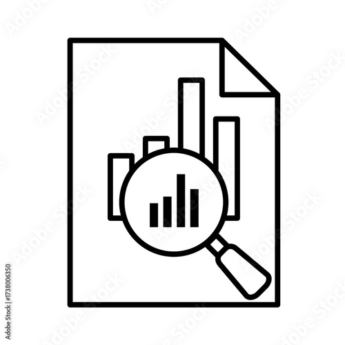 Financial analysis icon