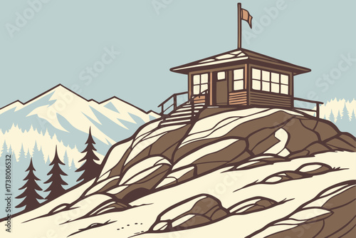 Mount Evans in Colorado, high summit road leading to rocky slopes and mountain goat herds