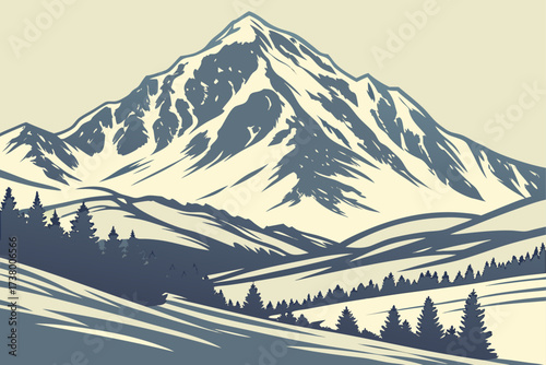 Mount Lincoln in Colorado, snowy peak with windswept ridges and expansive alpine vistas