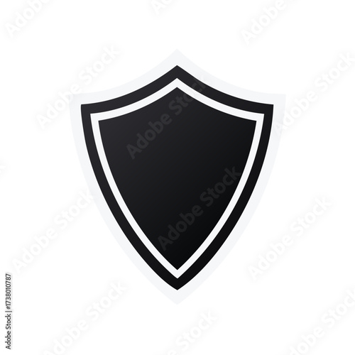 Classic black shield icon for security safety and protection concepts vector illustration Free Download Classic black shield icon for security safety and protection concepts vector illustration - GFXLoad