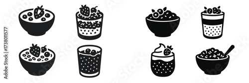 Creative designs of fruit desserts in bowls showcasing various flavors and textures ideal for summer casual dining and celebrations