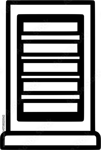 Server rack data center hosting database storage network technology it infrastructure mainframe system icon vector
