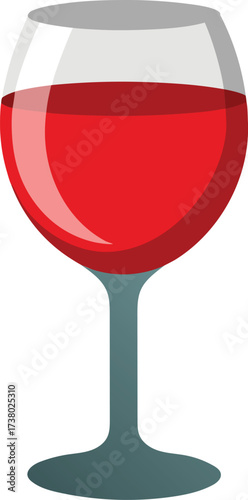 portuguese wine glass vector icon