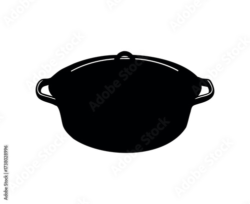 Cast Iron Cooking Pot for Stews and Soups