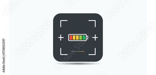 battery charging status displaying varying levels of power indicating energy level and power supply needs perfect for tech websites