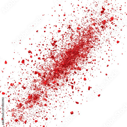 Wallpaper Mural Red paint splatter on black abstract design transparent background png Torontodigital.ca