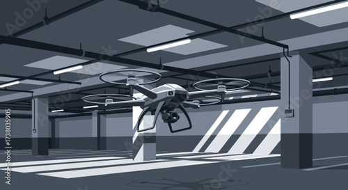Advanced drone technology for aerial surveillance and photography.
