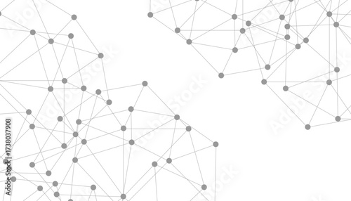 Abstract plexus background with connecting dots and lines. Global network connection