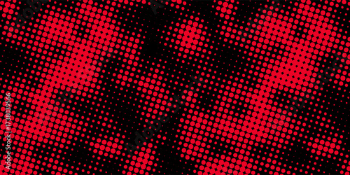 Best black and red abstract grunge background with halftone style. sporty
