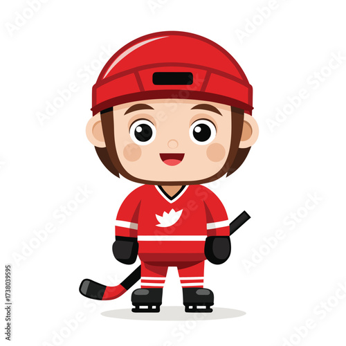 cartoon boy holding baseball bat smiling
