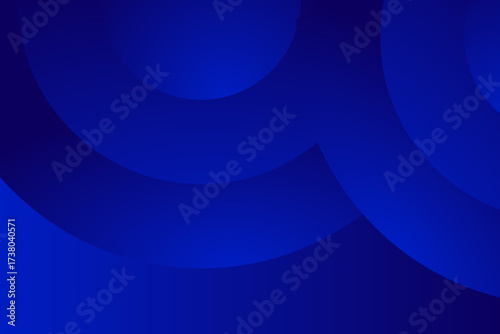Abstract blue background Dynamic shapes composition.
