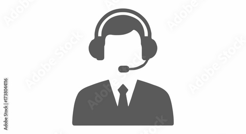 Customer service representative icon