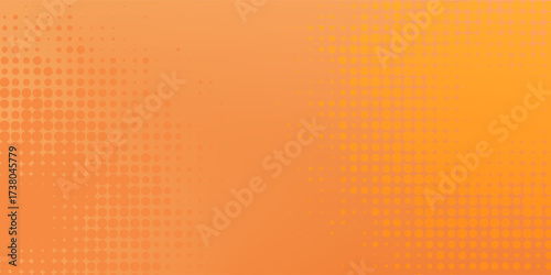 banner background. full color, orange gradation and effect geometry