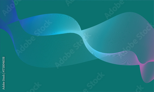 Abstract geometric pattern with vibrant color gradients and textures