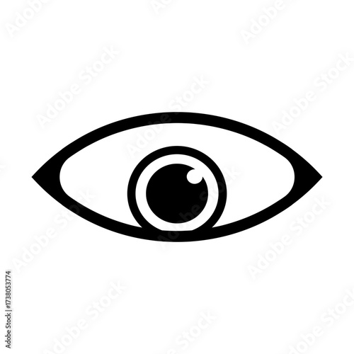 eye icon looking down