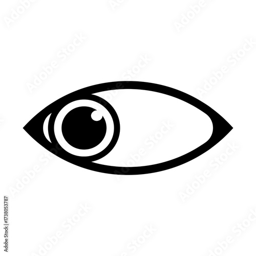 eye icon looking to the right