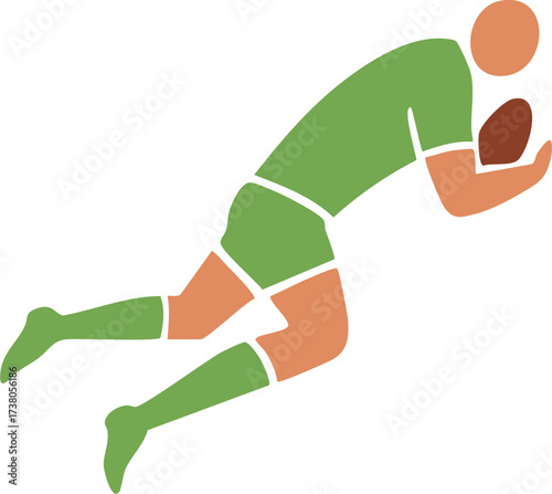 American Football Player Icon